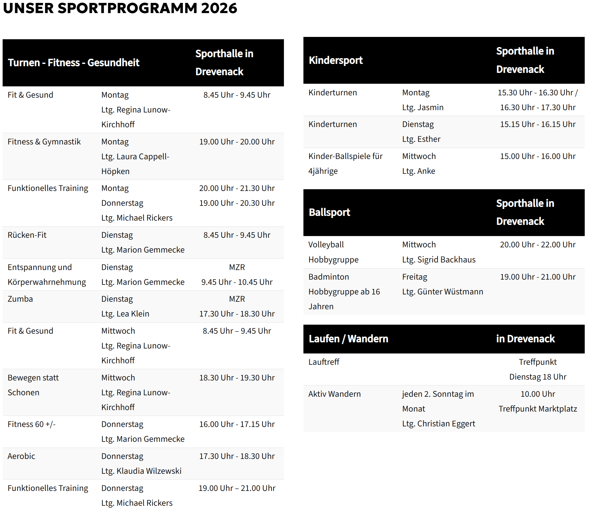 Sportangebote 1 Sportprogramm-2025